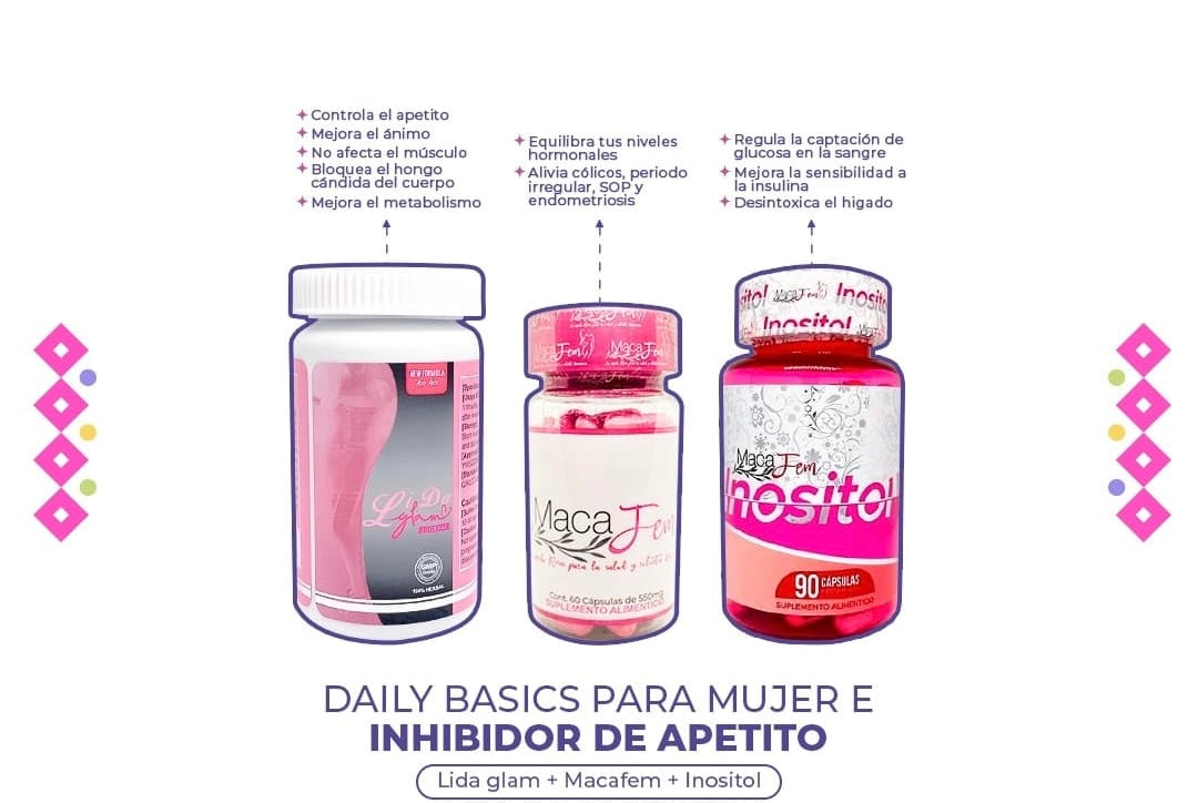 Daily Basics para Mujer e Inhibidor de Apetito