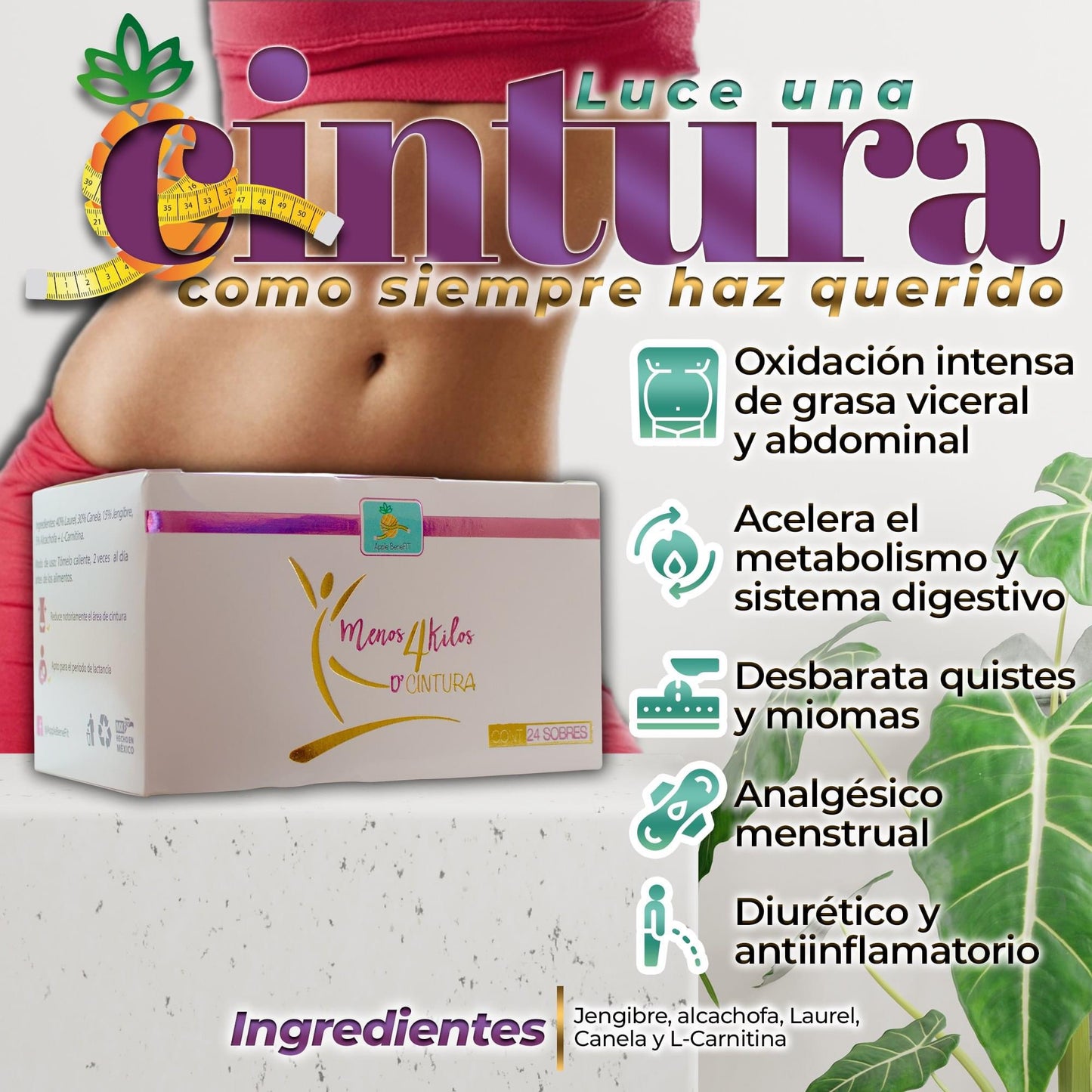 TE Menos 4 Kilos D' Cintura
