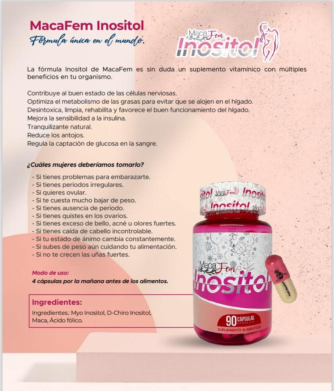 ✨ Nuevo MacaFem Inositol